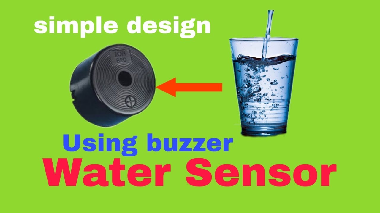 Water sensor | How to make a simple water sensor or water over flow