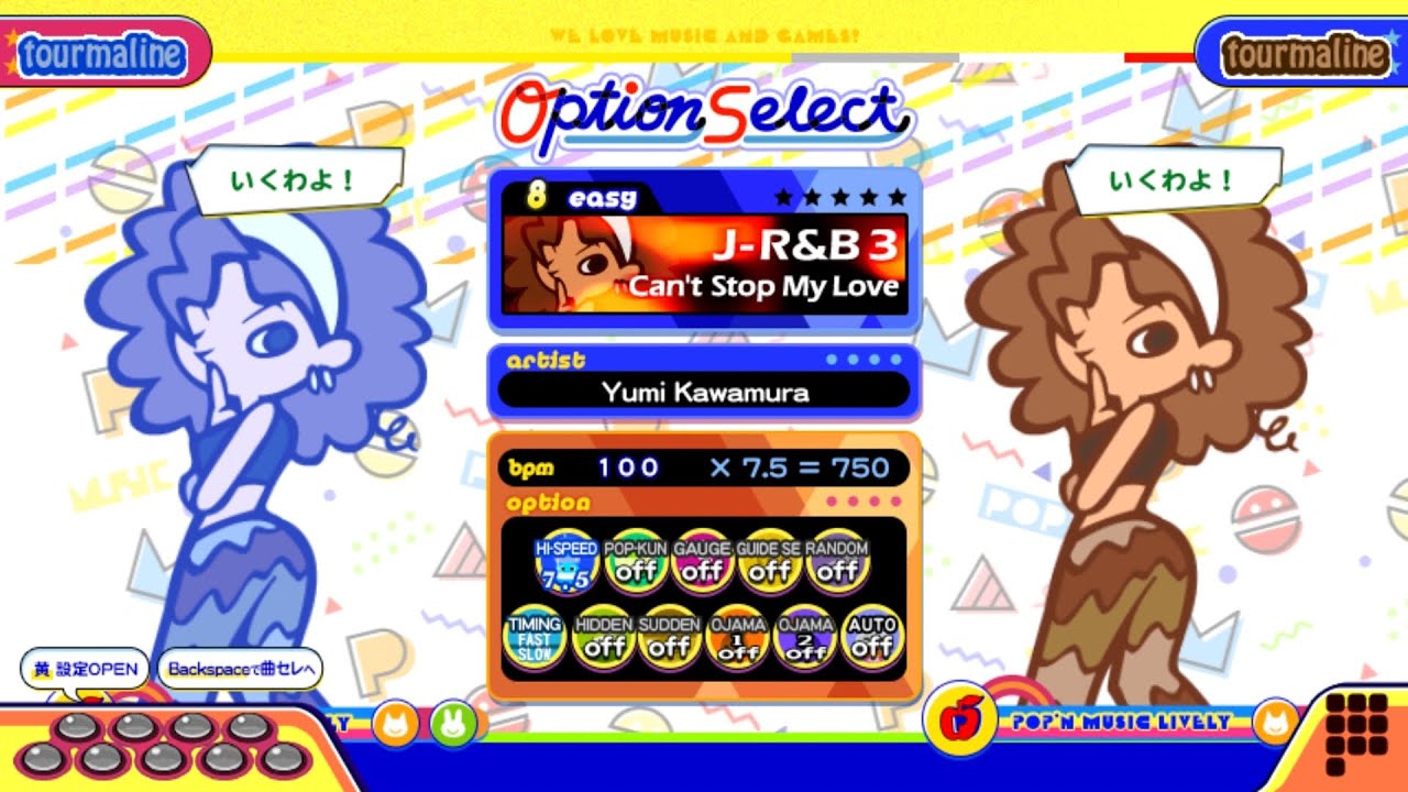 【ポップンLively】J-R&B3(EASY)Can't Stop My Love