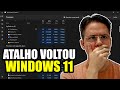 O atalho para gerenciador de tarefas voltou windows 11