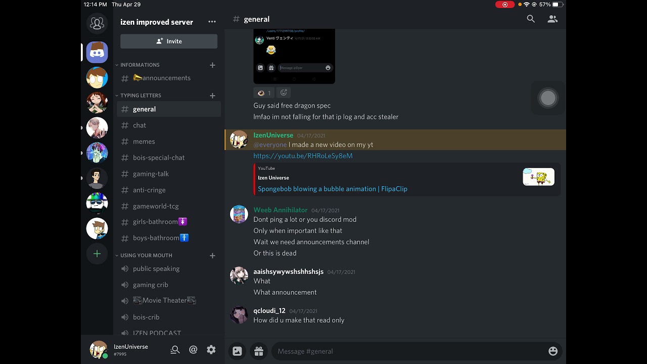 Join my discord server now.....(it's in the link in description) - YouTube