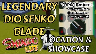 [CODE] LEGENDARY Dio Senko Blade Showcase + Location | Shindo Life
