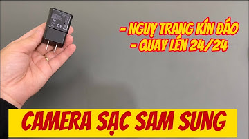 Camera Cục Sạc Sam Sung Hình Ảnh Full 4K Mẫu Mới 2023 , Camera Ngụy Trang Cốc Sạc Theo Dõi Từ Xa