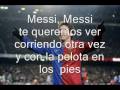 Cancion de Messi con letra