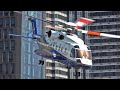 Impressive sikorsky s92 helibus landing  takeoff at 34th street east river heliport new york