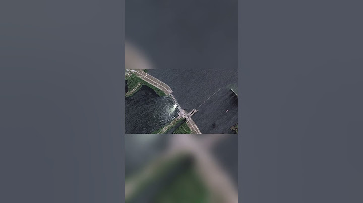 КАХОВСЬКА ГЕС: кадри із супутника