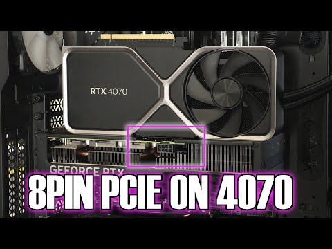 8 Pin PCIE on an RTX 4070