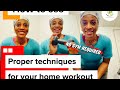 How To Lose Stubborn fat from home for beginners|How to use proper techniques for your home exercis