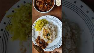 Kerala lunch | നാടൻ ഊണ് || Erivum Puliyum Recipes beefcurry keralabeefcurry shorts keralalunch