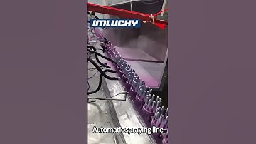 Painting line: Automated interpretation of industrial aesthetics #paintingmachine #sprayequipment