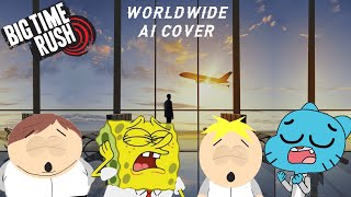 Butters, Gumball, SpongeBob and Cartman-Worldwide (AI Cover)