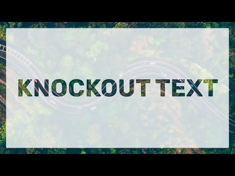Knockout Text Effect in CSS | Cutout Text Effect | Clip Text Effect | Pure HTML & CSS