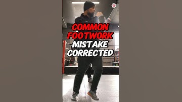 Common footwork mistake corrected #boxingtips #boxingfootwork #boxingtechnique #boxingtutorial