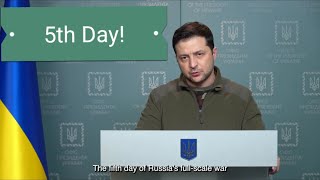 Update on 5th day in Ukraine War