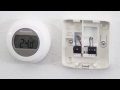 Montage et raccordement du thermostat rond  honeywell home