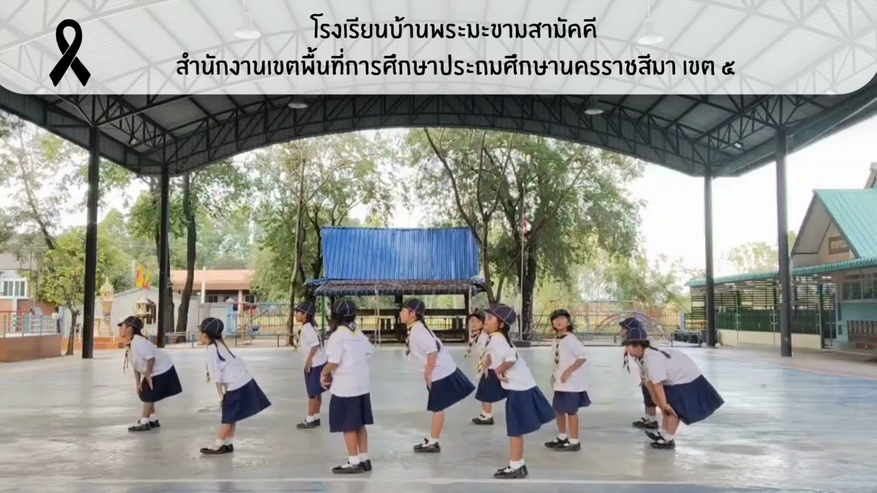 การเต้นประกอบเพลง Cover Dance Contest (ลูกเสือต้านภัยยาเสพติด) ป.1 - ป.3 โรงเรียนบ้านพระมะขามสามัคคี