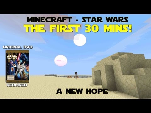 ✖ Minecraft - Star Wars - A New Hope - Exclusive 30 Min Promo!