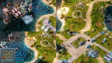 Red Alert 3 2v2 HDVOD: Foxboxx (E) & Cidu(A) vs XTimeBlast (E) & Pfdidah(A) part 2