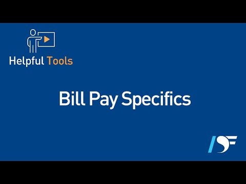 How to Use Bill Pay in Online Banking
