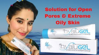 Control open pores & oily skin II GLASS Skin with Hyalu Gel II Honest Review of Hyalu GEL II