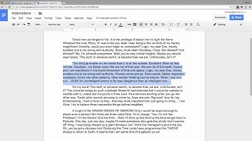 How Tabs & Indents work in Google Docs