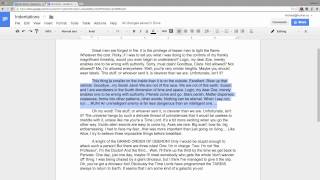 How Tabs & Indents work in Google Docs