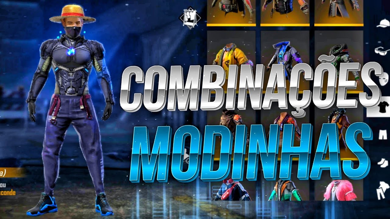 MELHORES COMBINAÇÕES DE ROUPAS MODINHAS NO FREE FIRE - SÓ COMBINAÇÃO TOP -  YouTube