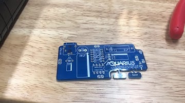 Aquarius Computer - Composite Video Adapter, Bare Board Close-Up