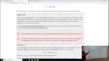 Finite element tutorial 2.8: gradients of basis functions.