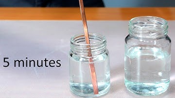 Clean Copper with  Vinegar,  Salt and Baking Soda