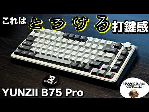 YUNZII B75 Pro】指がとろける打鍵感の75％レイアウトキーボード