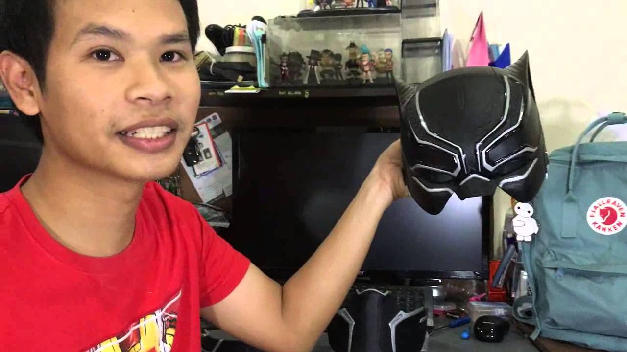 [Review] Black panther helmet civil war. - YouTube