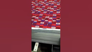 #Reactive Print with 5 colours on Reggiani rotary Printing Machine ||