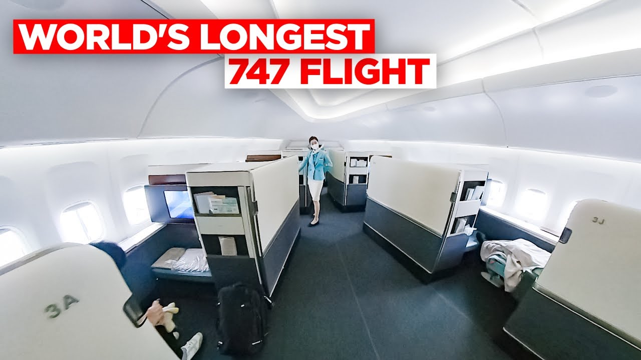 Korean Air B747 8 First Class World s Longest 747 Flight YouTube Korean Air B747 8 First Class World s Longest 747 Flight YouTube