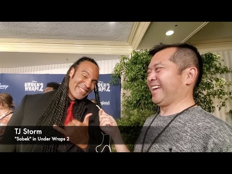 JK Storm Talks About The Custom Fitting For Under Wraps 2 | Carpet Interview