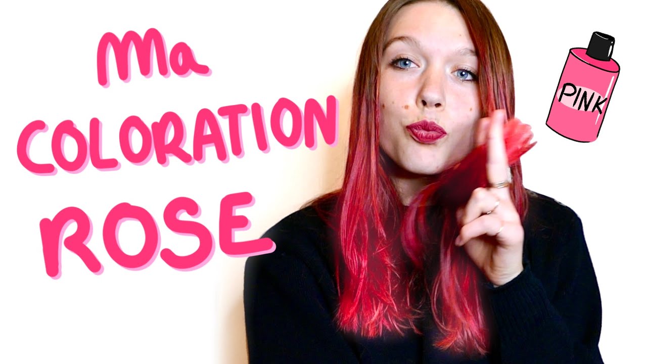 COLORATION ROSE SANS DECOLORATION - Avoir les cheveux roses // Louise  Blanche - YouTube