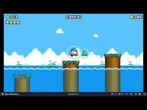 Прохожу игру Super onion boy 2 часть 1 уровни 1-6 сражаемся с боссом