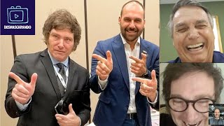 FRACASSO DE MILEI DEIXOU EDUARDO BOLSONARO PSICOLOGICAMENTE ABALADO: ARGENTINA VAI PARA O 11° CALOTE