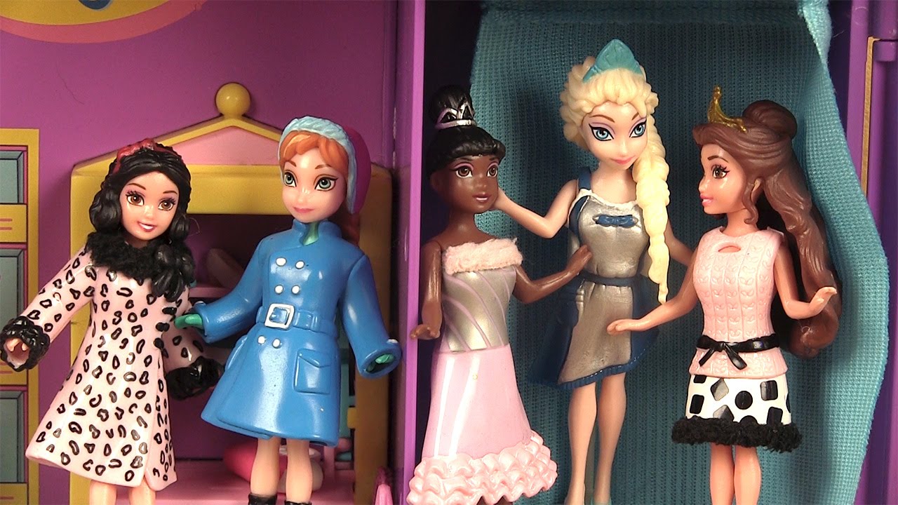 Poupées Princesses Disney Magiclip Vêtements Polly Pocket 4ème Séance Dessayage - 