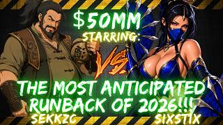$50 MONEY MATCH ft. Sekkzc vs SixStix | THE MOST ANTICIPATED RUNBACK FINALLY HAPPENED!!! 🎤👀🔥😱