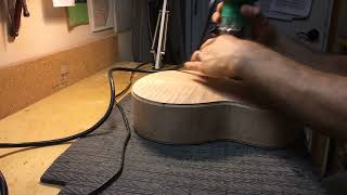 Routing a purfling channel