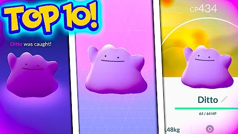 What are the chances of finding a Ditto in Pokemon go?