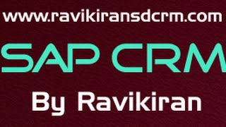 SAP CRM Functional Training - Lead Management Part2