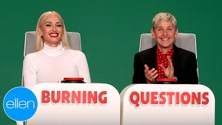 Gwen Stefani Answers Ellen's 'Burning Questions'