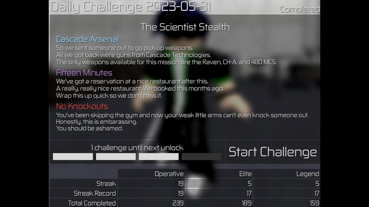 Roblox || Entry Point | Daily Challenge 31.05.´23 | Legend Solo | The ...