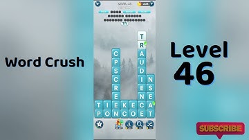 Word Crush Level 46 Answers | Fun Puzzle Game | Solution Guruji
