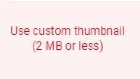 How to resize image for YouTube Thumbnail