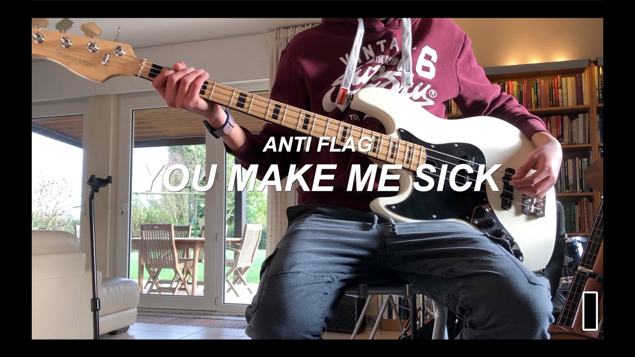 Anti  Flag // You Make Me Sick  Bass cover  YouTube