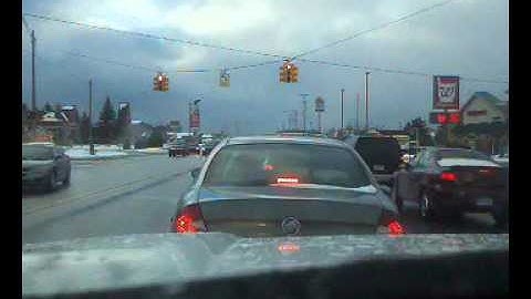 Droid X being used as a dash cam during the day