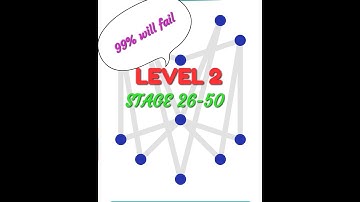 1 LINE:one stroke Puzzle game solution LEVEL 2 STAGE  26-50