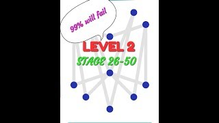 1 LINE:one stroke Puzzle game solution LEVEL 2 STAGE  26-50 screenshot 5